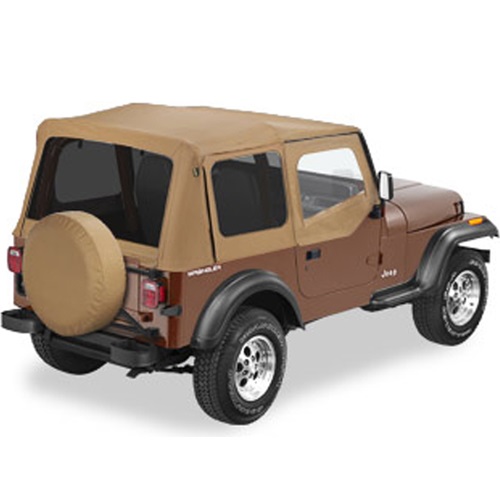 Replace-A-Top getint zonder hardware, inclusief halve deur skins Spice Wrangler YJ 88 - 95 Replace-A-Top getint zonder hardware, inclusief halve deur skins Spice Wrangler YJ 88 - 95