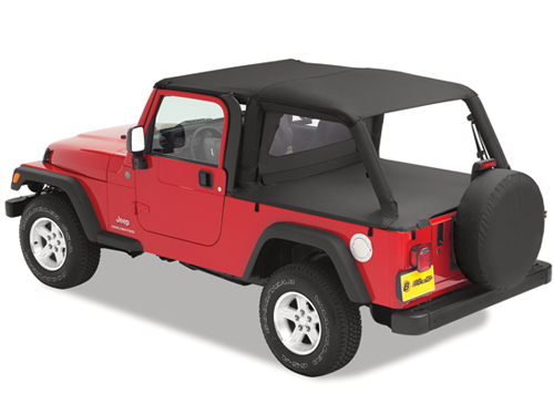 Header Bikinitop Safari  Black Diamond Wrangler TJ Unlimited 04 - 06