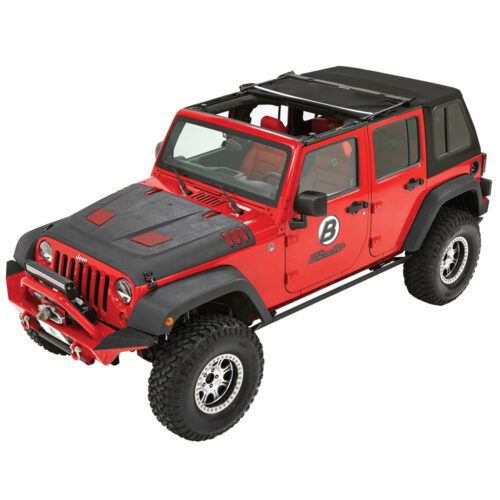 Trektop Pro Hybride Zwart Twill Wrangler JK Unlimited 07 - 18
