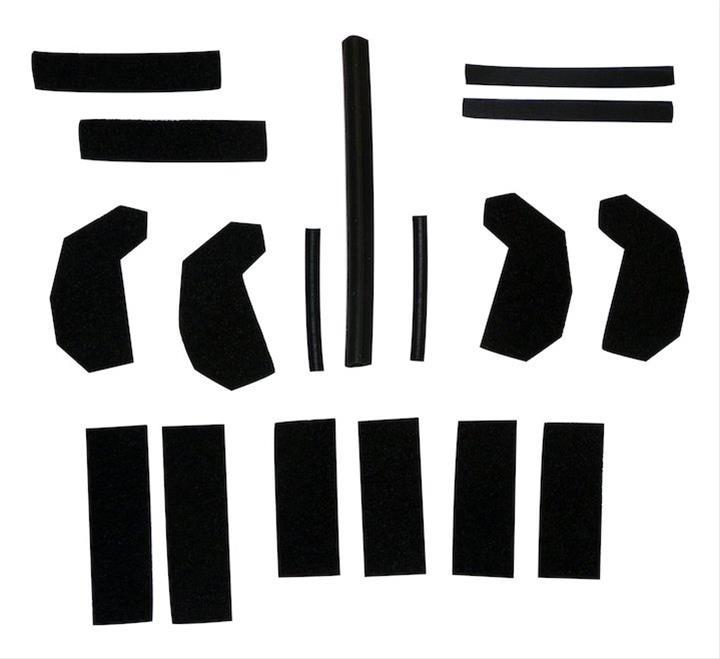 01 hardtop rubber reparatieset Wrangler JK 01 hardtop rubber reparatieset Wrangler JK