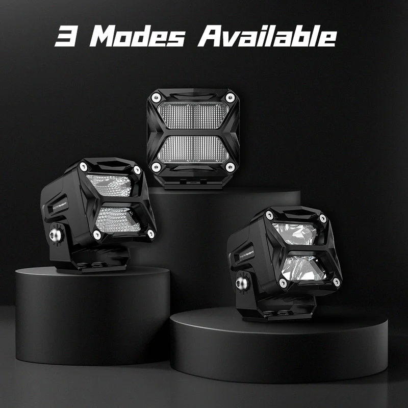 Rock Series | 3-inch LED Pod Lights (set van 2) Rock Series | 3-inch LED Pod Lights (set van 2)