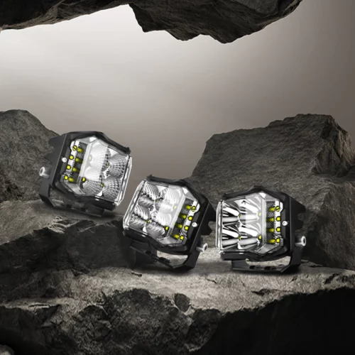 Rock Series | 4-inch LED Pod Auxiliary Lights (set van 2) Rock Series | 4-inch LED Pod Auxiliary Lights (set van 2)