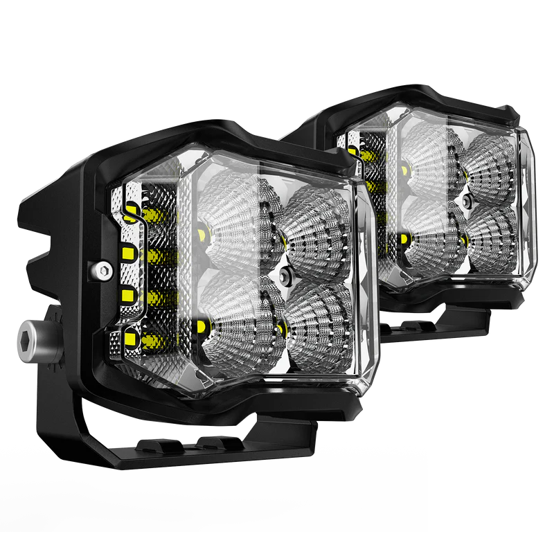 Rock Series | 4-inch LED Pod Auxiliary Lights (set van 2) Rock Series | 4-inch LED Pod Auxiliary Lights (set van 2)