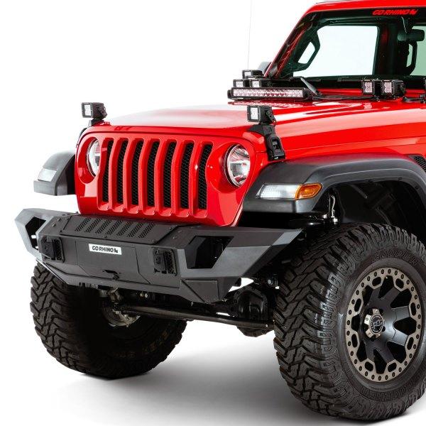 Go Rhino voorbumper Trailline volle breedte recht - Jeep Wrangler JK Go Rhino voorbumper Trailline volle breedte recht - Jeep Wrangler JK