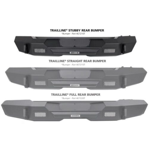 Go Rhino achter bumper Stubby Trailline - Jeep Wrangler JK 07-18 Go Rhino achter bumper Stubby Trailline - Jeep Wrangler JK 07-18