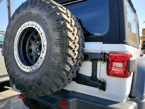 reservewiel houder op scharnier - Jeep Wranger JL 2018 - heden
