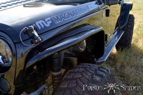 POISON SPYDER voor spatborden smal aluminium - Jeep Wrangler JK