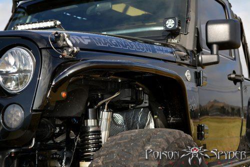 POISON SPYDER voor spatborden smal aluminium - Jeep Wrangler JK