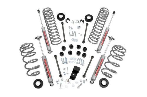 Rough Country 3,25 inch liftkit Wrangler TJ 97-02 6cil.