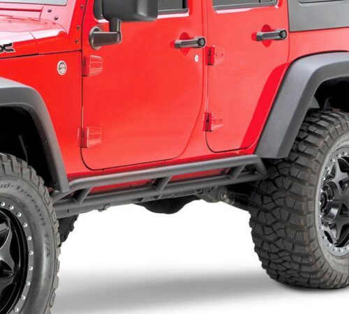 Smittybilt sidebars SRC Rocker Guards - Jeep Wrangler JK 2-deurs (paar)