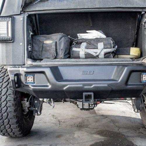 Smittybilt stalen achterbumper Stryker - Jeep Wrangler JK 07-18