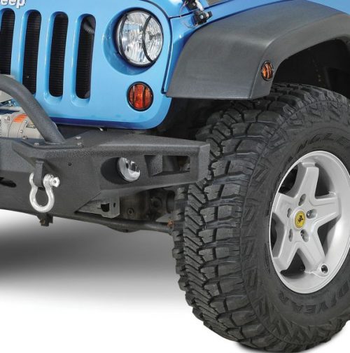 Smittybilt M.O.D. XRC Crawler-eindplaten voor voorbumper - Jeep Wrangler JK